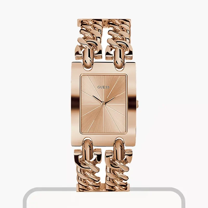 Guess Mod Champagne Rose Gold-tone Ladies Watch- W1117L3